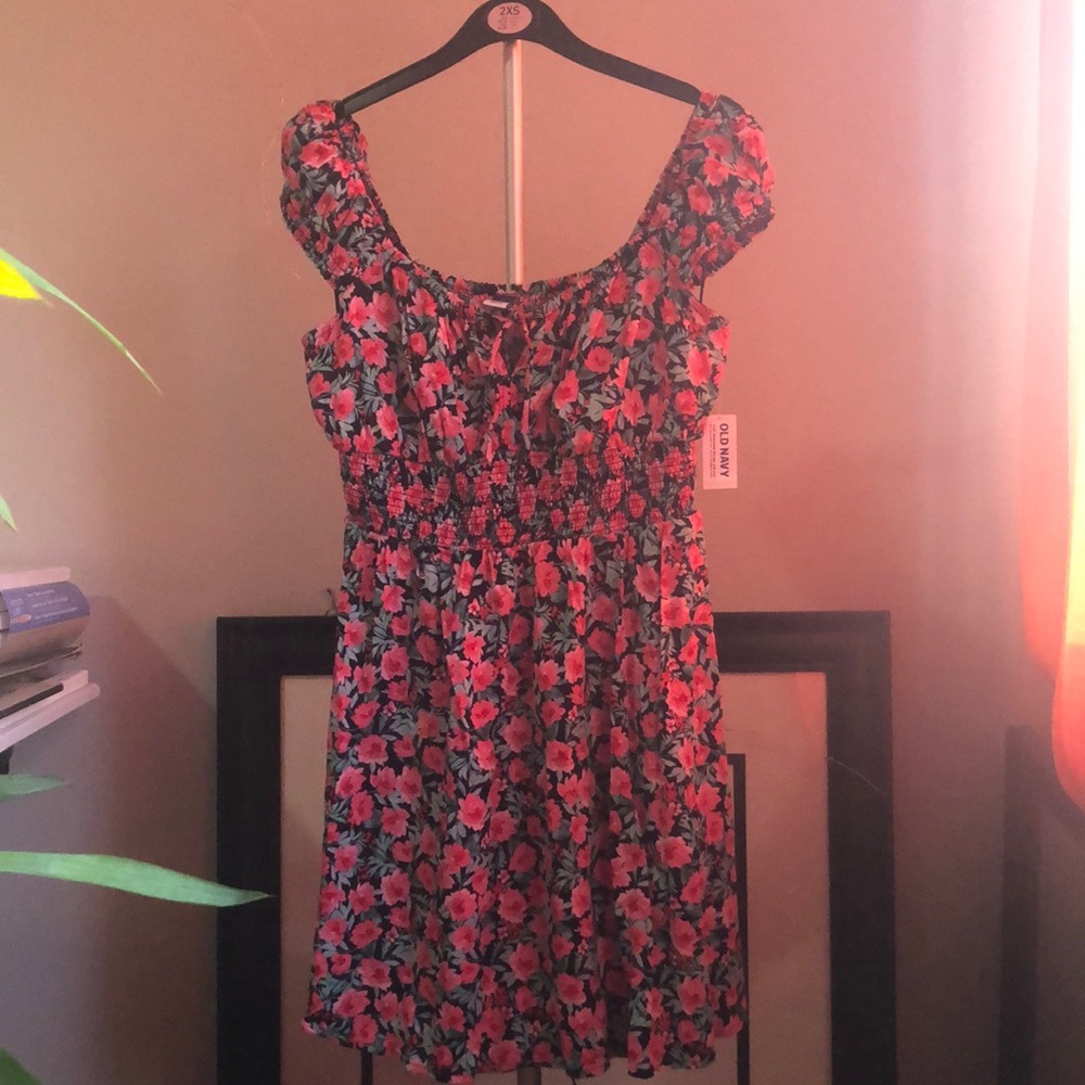 Floral Smocked Dress